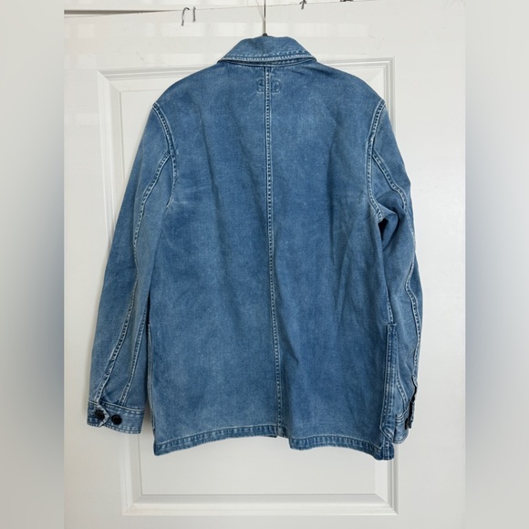 TODD SNYDER Selvedge Denim Chore Coat Darker
Wash Size S NWOT - Picture 8 of 13